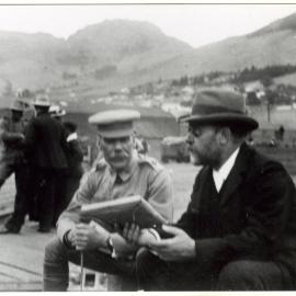 Uncle Sam and Uncle Edward [Saunders?] 