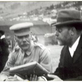Uncle Sam and Uncle Edward [Saunders?]