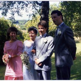 Unidentified wedding party