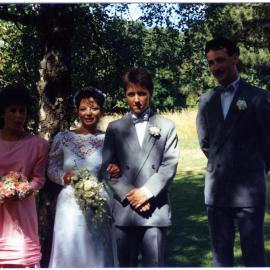 Unidentified wedding party