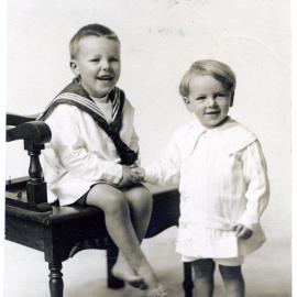 Charlie and Michael, studio portrait