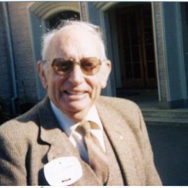 Unidentified man wearing glasses