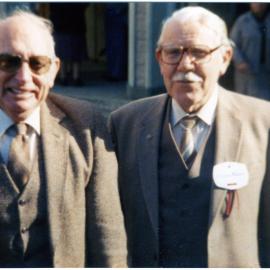 Two unidentified men in the sunshine