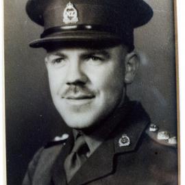 Charles Stewart Moore wearing the New Zealand Army uniform, portrait 