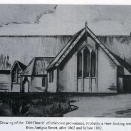 Drawing of the 'Old Church'