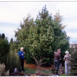 John and Jean Glazehood and Tony H, Te Anau, 1988