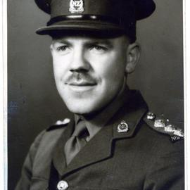 Charles Stewart Moore wearing the New Zealand Army uniform, portrait 