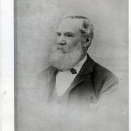 Studio portrait of unidentified man