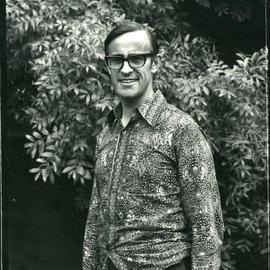 Reverend Simon Rae in an Indonesian Batik shirt