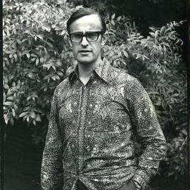 Reverend Simon Rae in an Indonesian Batik shirt