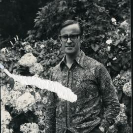 Reverend Simon Rae in an Indonesian Batik shirt