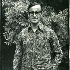 Reverend Simon Rae in an Indonesian Batik shirt