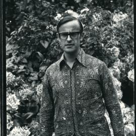 Reverend Simon Rae in an Indonesian Batik shirt