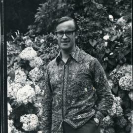 Reverend Simon Rae in an Indonesian Batik shirt