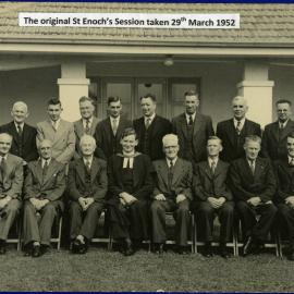 The first St. Enoch's Session and Managers, Tauranga, 1952