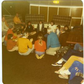 Social evening at Totara Springs, 1980