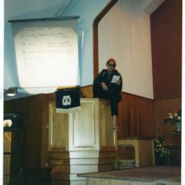 "Whoops - Who's that in the pulpit," St. Enoch's Church