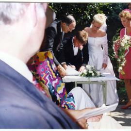 Wedding of Lauraine Hogg and Richard Rennie, conducted by Reverend Neal Whimp