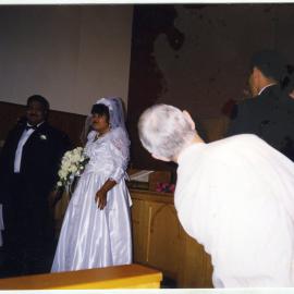 Marriage of Danny and Tofi Tolovae, St. Enoch's Church, 1998
