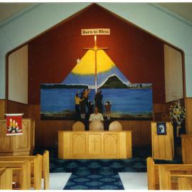 "Born to Bless," advent mural, 1997