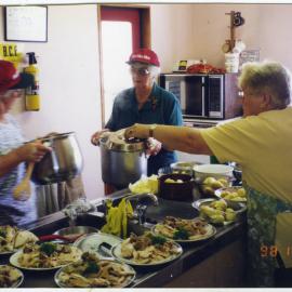 "Friday Lunch, Christmas Feast," St. Enoch's Church, 1998