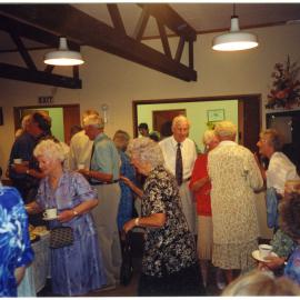 Reverend David Kriel welcoming to St. Enoch's Church, 2001