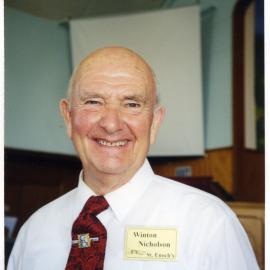 Winton Nicholson, portrait, St. Enoch's Church
