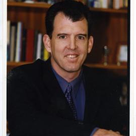 Reverend Andrew Bell, portrait, 2002