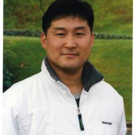 Reverend Chong Woo Kim, portrait, 2001
