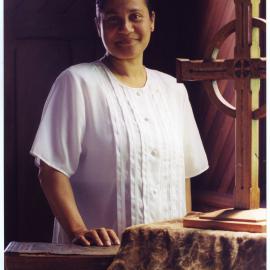 Reverend Ere Talagi-Ikitoelagi, portrait, 2002