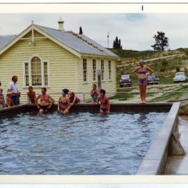 Swimming races, Cromwell Church picnic