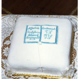 100th anniversary cake for Cromwell Church