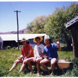 "Three little cuties," Nevis Camp, 1993
