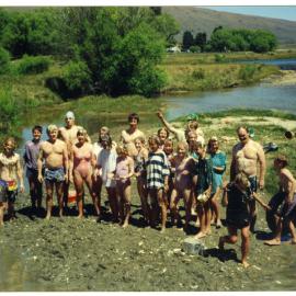 "The team after the food fight," Nevis Camp, 1993
