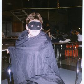 "Mark the Masked Man," at the Cromwell Church Masquerade Ball, 1996