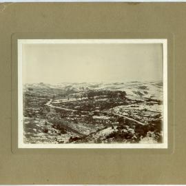 Adam's Flat under snow, Chinese settlement, 1890-1900