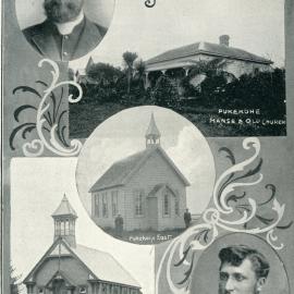 Images of Pukekohe buildings and ministers