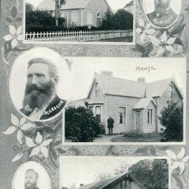 The old and new churches at Kaiapoi