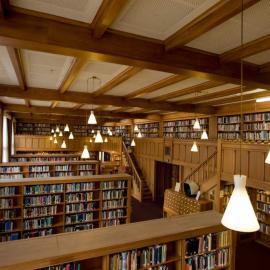 Interior view of the Hewitson Library