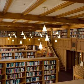 Interior view of the Hewitson Library