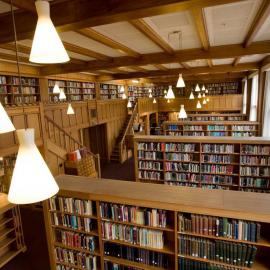 Interior view of the Hewitson Library