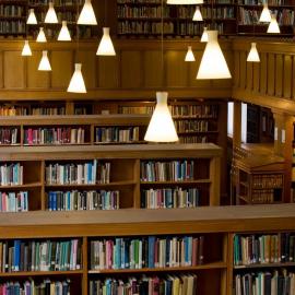 Interior view of the Hewitson Library