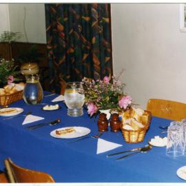 "One dinner table," Presbytery at St. Columba, North Avon, Christchurch, 1999