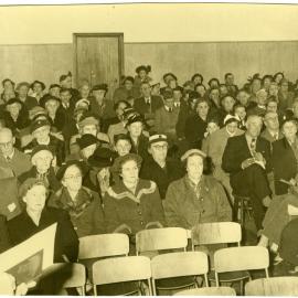 "Meeting in hall," St. Columba, Christchurch 