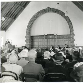"Opening service," St. Columba, Christchurch
