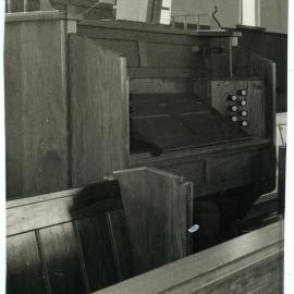 "Original organ which was used for 9 years," St. Columba, Christchurch 