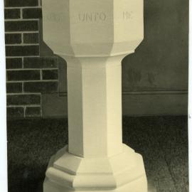 Baptismal font, St. Columba, Christchurch