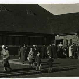 "After service," St. Columba, Christchurch