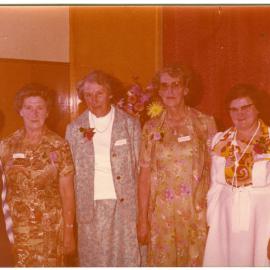 Former Presidents of the St. Columba Women's Group at their 50th celebration