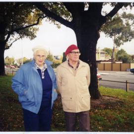 Unidentified man and woman of St. Columba, South Hagley Park, Christchurch